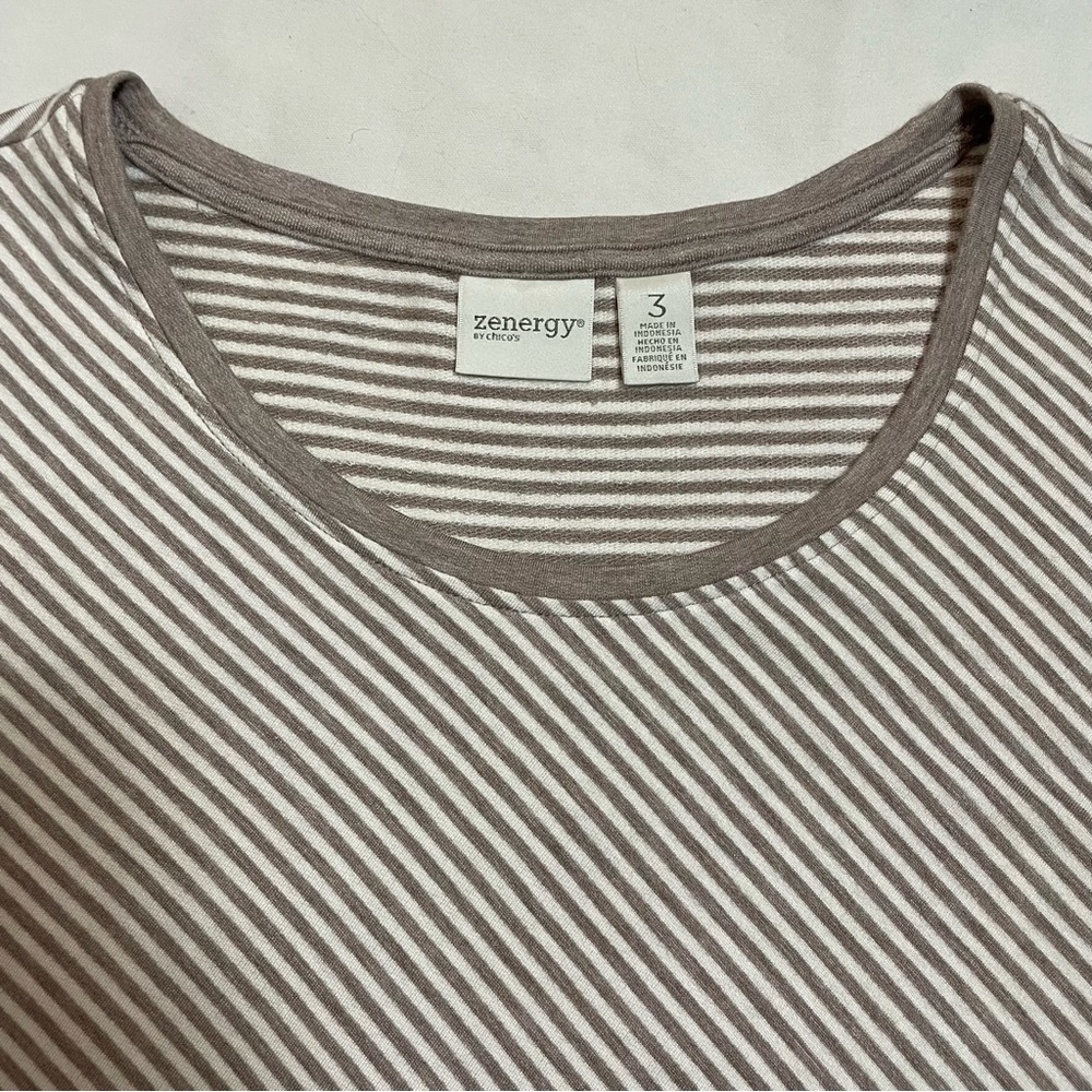 NWT New Chico's Zenergy Asymmetrical Tunic Size 3 US XL - Picture 9 of 10